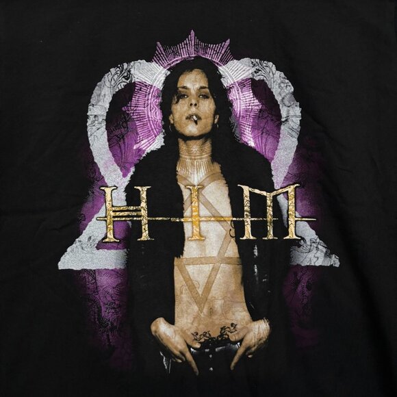 HIM Ville Valo T-shirt size large - Picture 2 of 4